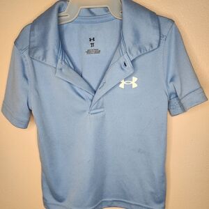 Under Armour Light Blue Boys' Performance Polo